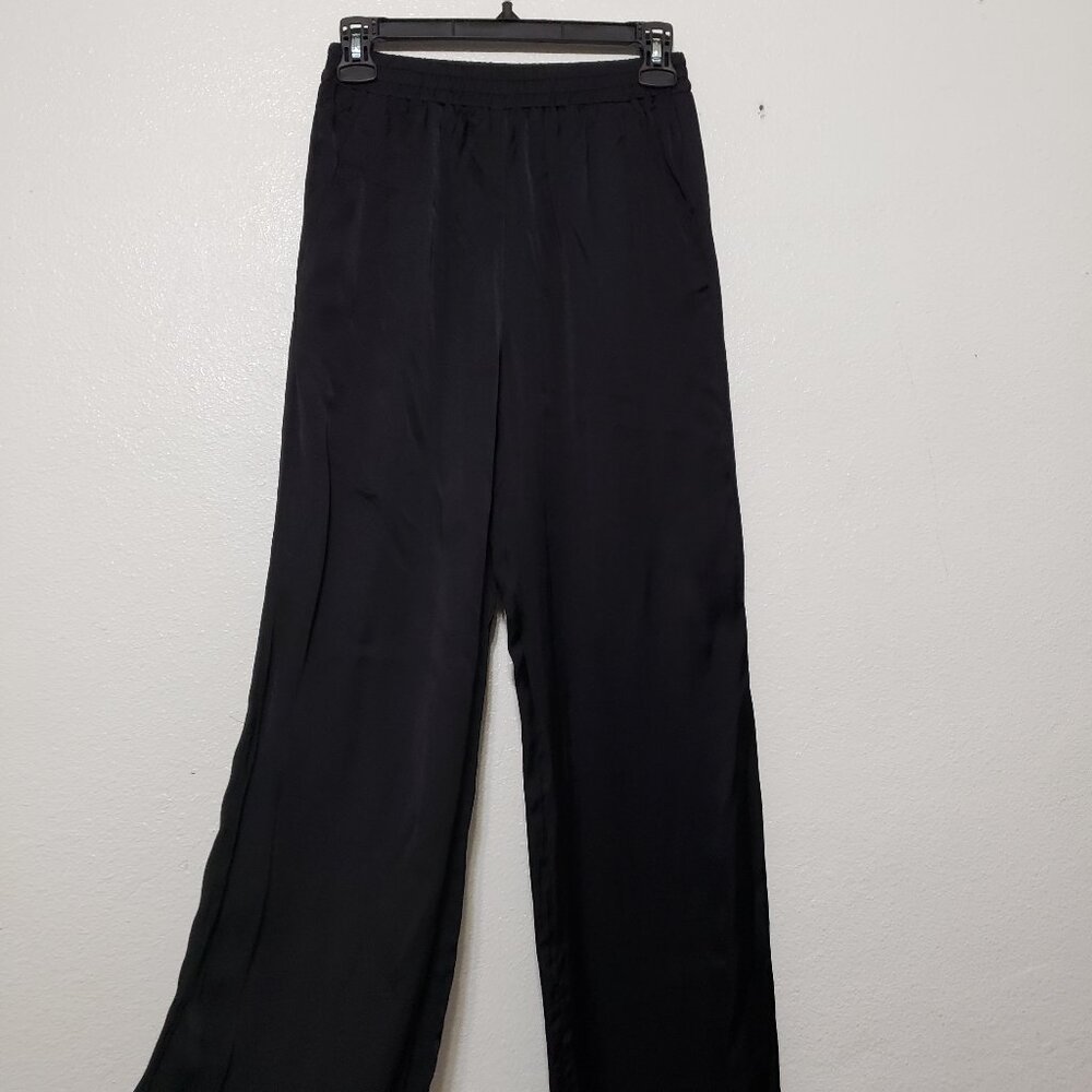 Lavender Brown Flowy Pants - Picture 4 of 14
